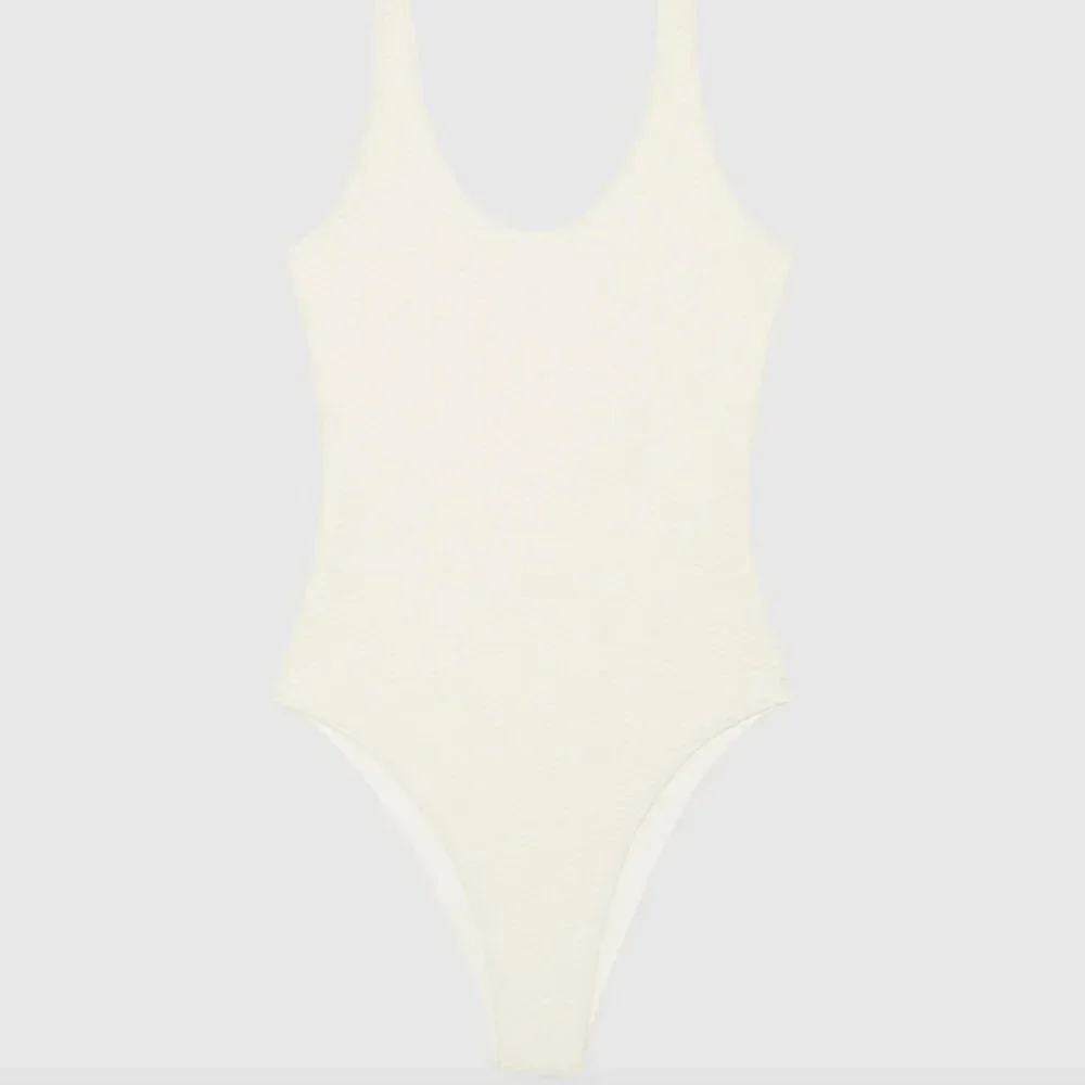 ANINE BING Jace One Piece In Color Cream - Picture 3 of 8